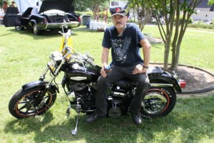 Sam and his 1981 Harley-Davidson V-Twin